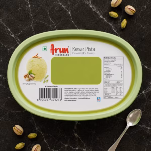 kesar pista ice cream tub